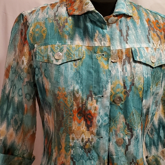 LIGHTWEIGHT SUMMER JACKET. RUBY ROAD, SIZE 8 - Picture 2 of 7